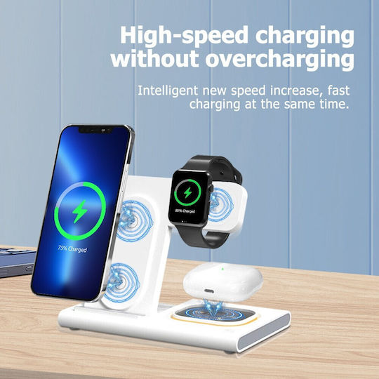 Alista Home Încărcător Wireless (Qi Pad) 15W Alb (165001)