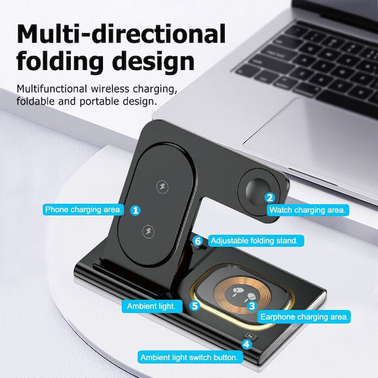 Alista Home Încărcător Wireless (Qi Pad) 15W Negru (165002)