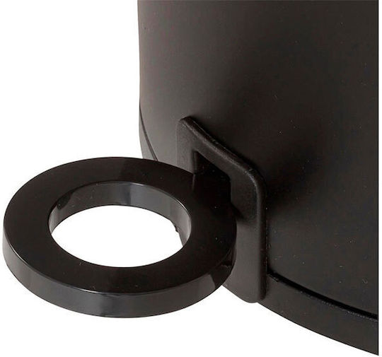Sealskin Plastic Bathroom Bin Soft Close 3l Black