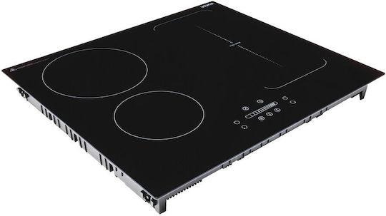 Vivax BH-04MFZIN Plită cu Inducție Autonomă cu Funcție de Blocare 59x52cm Neagră