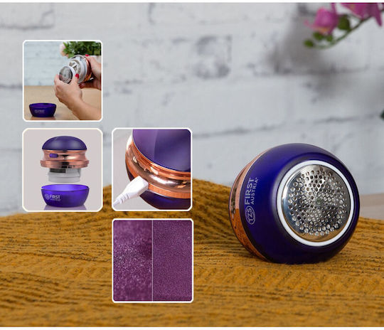 First Austria Rechargeable Fabric Shaver Purple