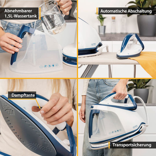 First Austria Steam Ironing Station 8bar with 1.5lt Container