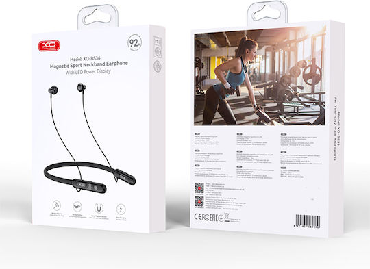 XO BS36 In-ear Bluetooth Handsfree Earphones with Sweat Resistance Black