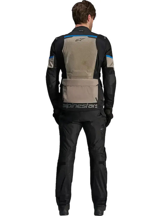 Andes Air Drystar Winter Men's Motorcycle Jacket Waterproof Black
