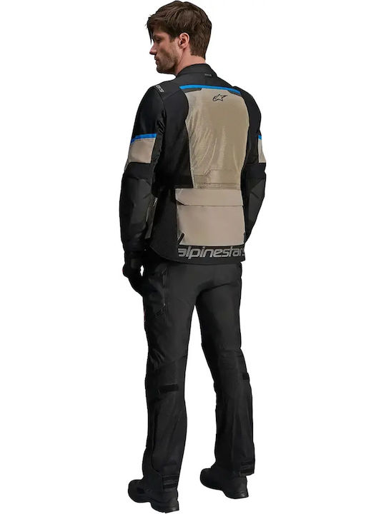 Andes Air Drystar Winter Men's Motorcycle Jacket Waterproof Black