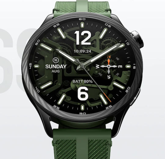 Xiaomi Watch S5 Stainless Steel 46mm Waterproof with Heart Rate Monitor Jungle Green