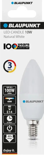 Blaupunkt LED Bulb 10W 115mm for E14 Socket and C37 Shape Natural White