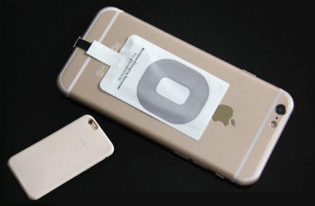 Qi Charging Receiver Lightning in White color