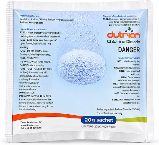Dutrion Ταμπλέτες Χλωρίου Πισίνας 20gr