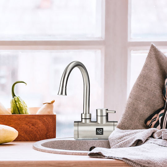 Osio Wall Mounted Electric Single-Phase Instant Heater Tap for Bathroom 3.3kW