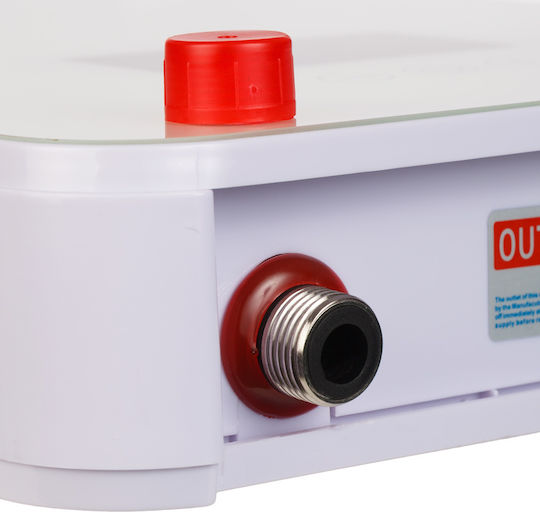 Osio Wall Mounted Electric Single-Phase Instant Water Heater for Bathroom 8.5kW