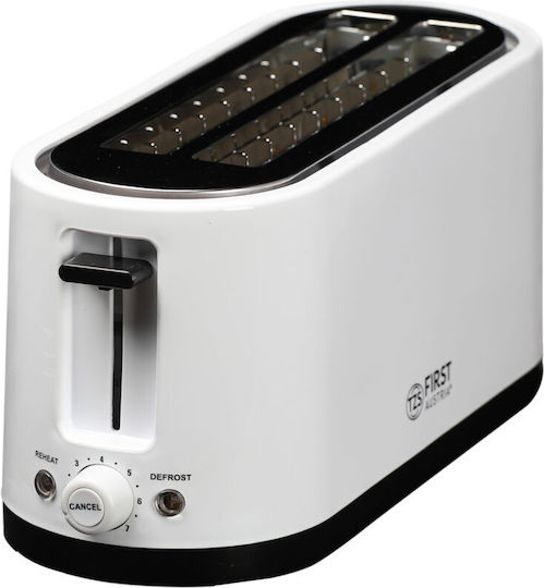 First Austria Toaster 4 Schlitze 1400W Weiß