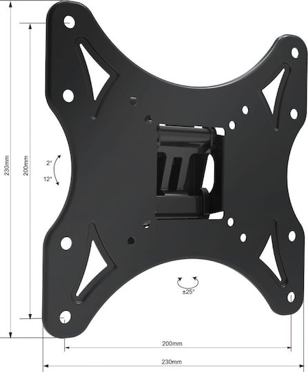 Osio OSM-68 Βάση Τηλεόρασης Τοίχου έως 40"
