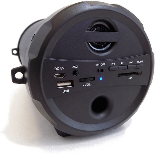 Akai Proffesional ABTS-12C Bluetooth Speaker 10W with Radio Black