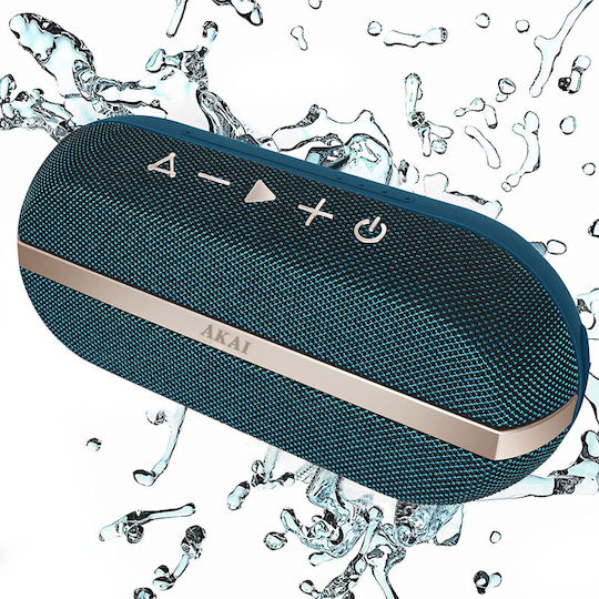 Akai Proffesional ABTSW-30R Αδιάβροχο Ηχείο Bluetooth 20W με Διάρκεια Μπαταρίας έως 15 ώρες Κόκκινο