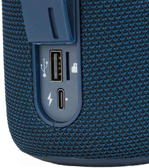 Osio Bluetooth Speaker 16W with Radio and Battery Life up to 4 hours Blue OBT-8000BU