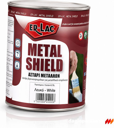 ER-LAC Metal-Shield Γκρι Suitable for Metal 2.5lt