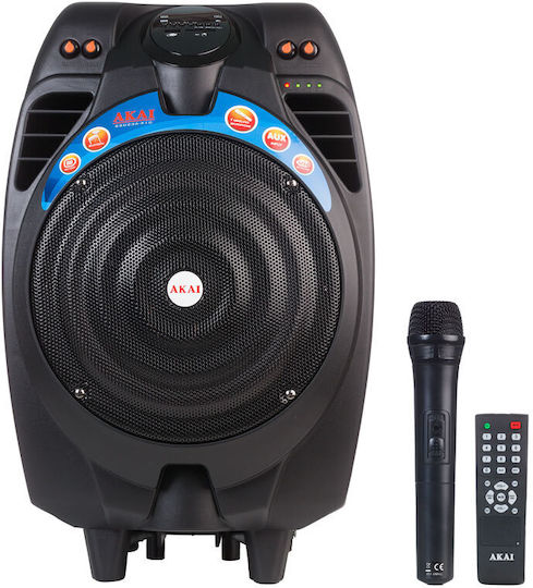 Akai Proffesional Karaoke-Lautsprecher mit Kabellosem Mikrofon SS023A-X10 SS023A-X10 Schwarz