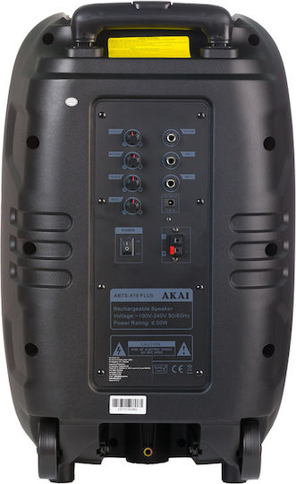 Akai Proffesional Boxă Karaoke cu Microfon Wireless ABTS-X10 Plus 110582-0129 Negru