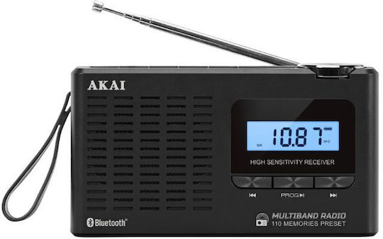 Akai Proffesional APR-600 Φορητό Ραδιόφωνο Επαναφορτιζόμενο με Bluetooth Μαύρο