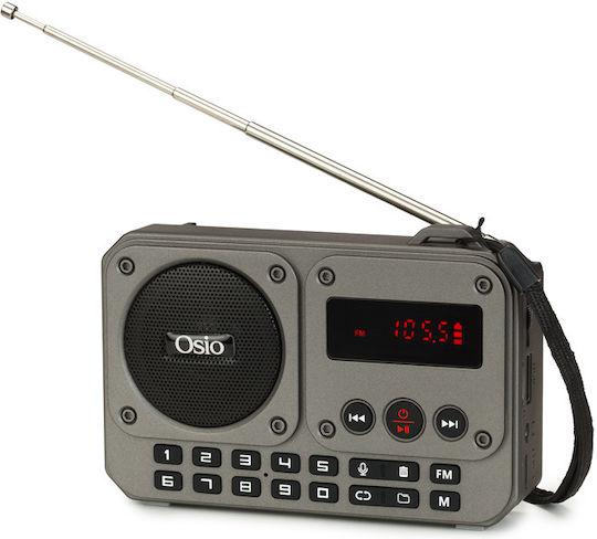 Osio OPR-3020 mit Bluetooth und USB Gray