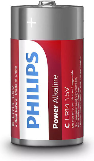 Μπαταρίες Αλκαλικές Philips C 2 Τεμ