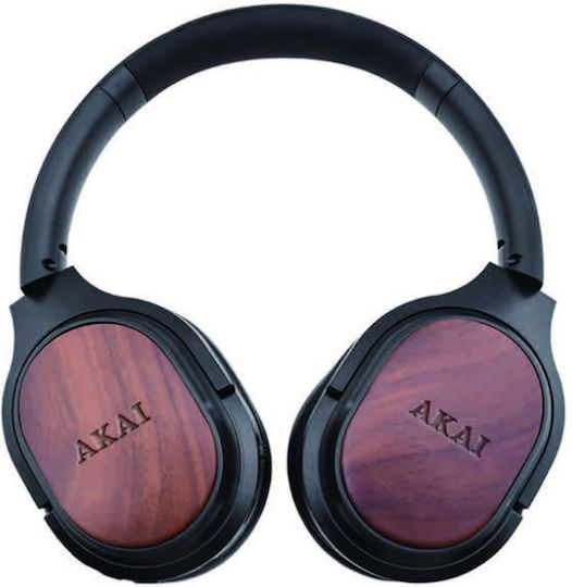 Akai Proffesional Bluetooth Wireless Over Ear Headphones with Radio with 13 hours of Operation Silver