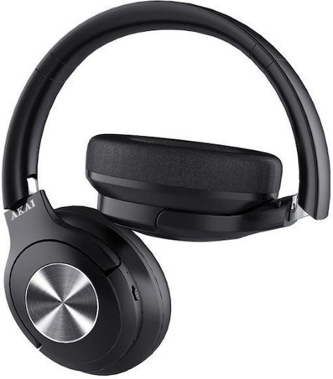 Akai Proffesional BTH-P100 Ασύρματα / Ενσύρματα Over Ear Ακουστικά με 22 ώρες Λειτουργίας Μαύρα