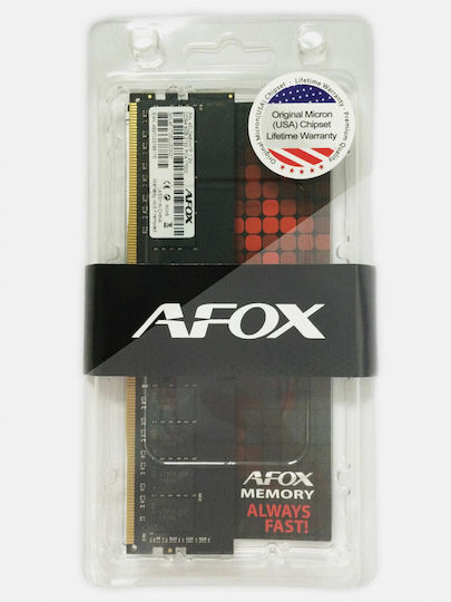 Afox DDR4 Memory RAM with 1x8GB Module and Speed 2666 for Desktop