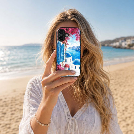 Sonique Greek Island Muse Series Honor 50 5G Nova 9 Santorini Light Blue Case