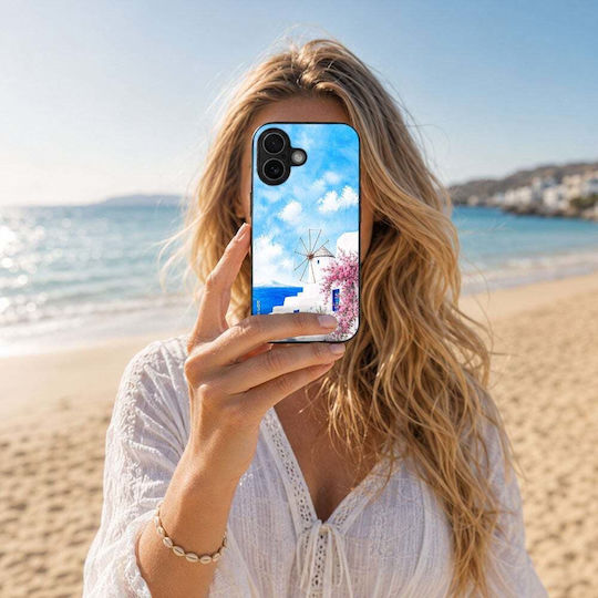 Калъф Sonique Greek Island Muse Series Honor 90 5g Вятър Миконос
