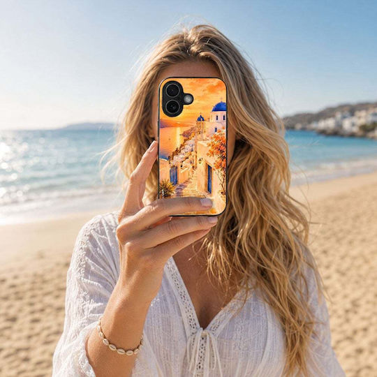 Калъф Sonique Greek Island Muse Series Google Pixel 10 5G Pixel 10 Pro 5G Залез В Оя
