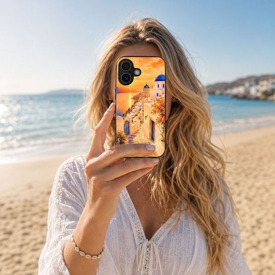 Sonique Greek Island Muse Series OnePlus 11 5G Sunset In Oia Mobile Phone Case