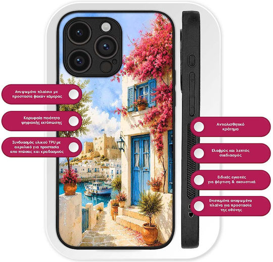 Soniquegreek Island Muse Series Oppo Reno13 5g Mobile Phone Case Rodian Harbor