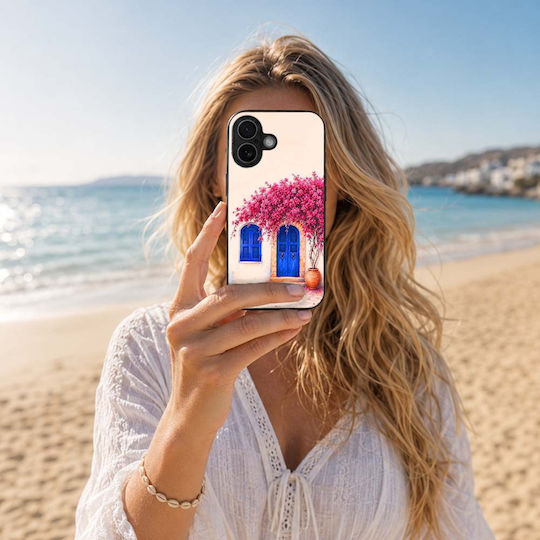 Калъф Sonique Greek Island Muse Series Honor 90 Lite 5g Розова Букаmbилия