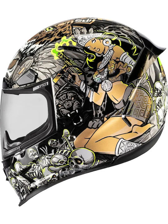 Icon Aztec Nine Airframe Pro Motorcycle Helmet Full Face ECE 22.06