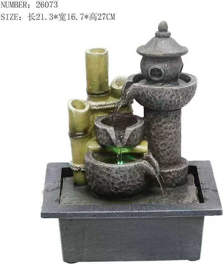 Feng Shui Springbrunnen mit Licht