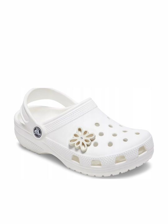 Crocs Jibbitz Ausschnitt Weiß Blume Ohne Größe Ausschnitt Weiß Blume