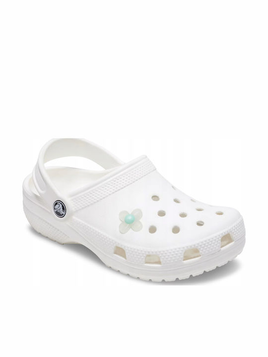 Crocs Jibbitz Iridescent Flower Blue No Size Iridescent Flower Blue