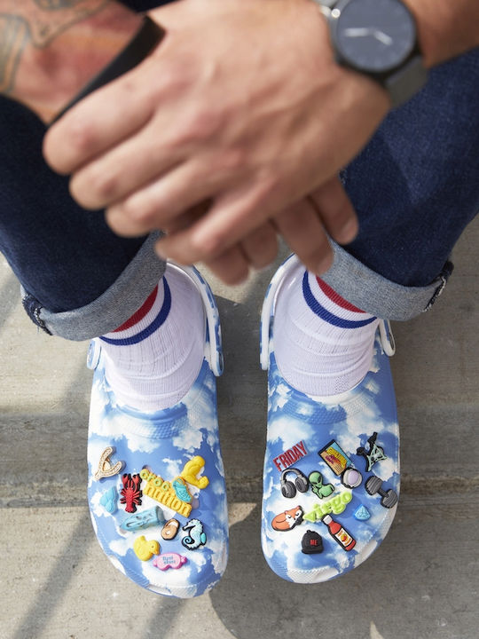 Crocs Джибитс Декорация Синя