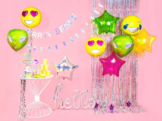 Luftballon Stern Folie Silber 48cm