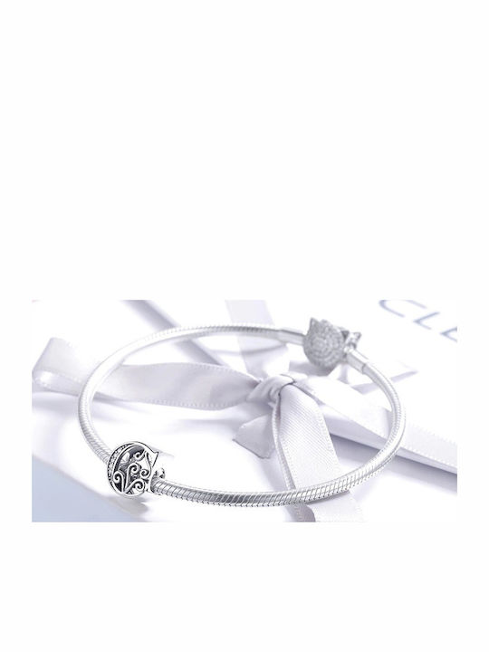Pandora Charm Μονόγραμμα από Ασήμι