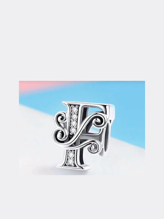 Pandora Charms Pendant Charms Letter F Silver 925
