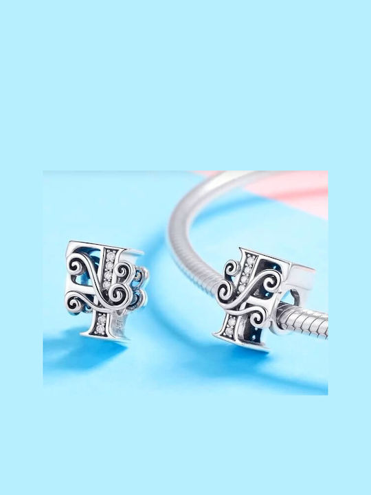 Pandora Charms Pendant Charms Letter F Silver 925