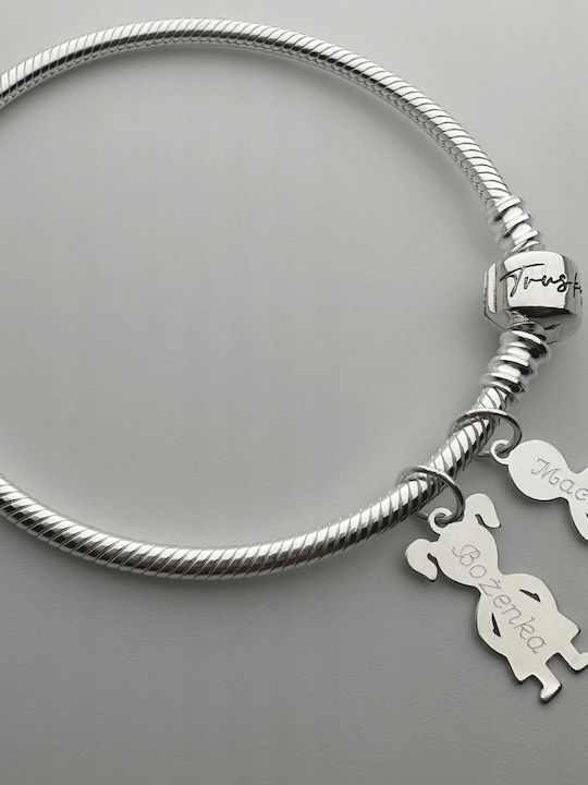 Pandora Charms Girl Charms Daughter Silver 925 Engraving