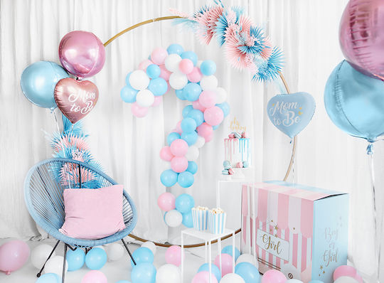 Luftballon Herz Folie Blau Mom Zu 35cm
