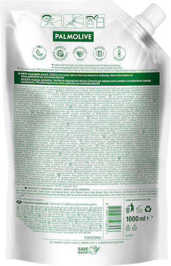 Palmolive Naturals Milk & Olive Nachfüllung Schaumbad mit AHA für Peeling 1000ml