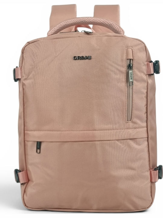 Ormi Αδιάβροχη Τσάντα Πλάτης για Laptop 15.6" σε Ροζ χρώμα 98418