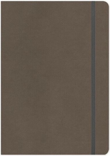 adBook Write Your Future Σημειωματάριο 64 Φύλλων Ριγέ με Λάστιχο Γκρι