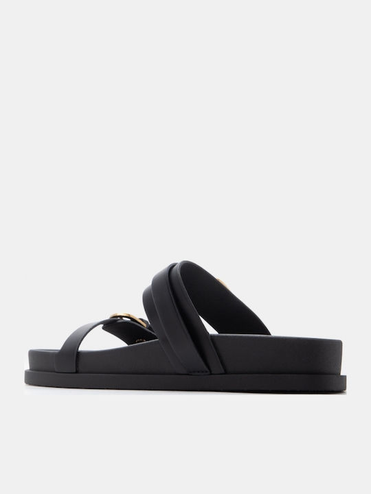 Women's Flat Sandals Flatforms Black